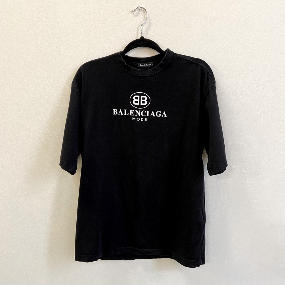 Balenciaga Mode Black T Size M